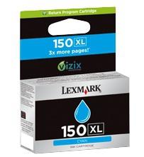 LEXMARK Inkt Cartridge 150XL Cyaan 700vel