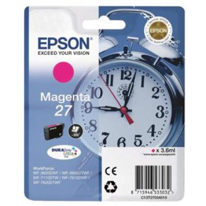 EPSON Inkt Cartridge 27 Magenta 3.6ml 1st