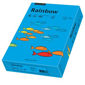 Rainbow Kopieerpapier A4 80g/m² Blauw 500vel