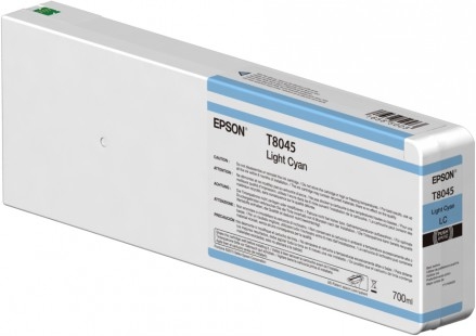 Epson singlepack light cyan t804500 ultrachrome hdx/hd 700ml