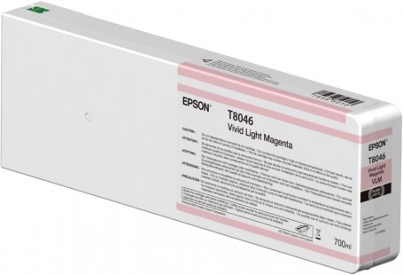 Epson singlepack vivid light magenta t804600 ultrachrome hdx/hd 700ml