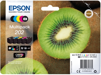 Epson 202 mpack ink cartridge (pbk,bk,c,m,y) (with security)