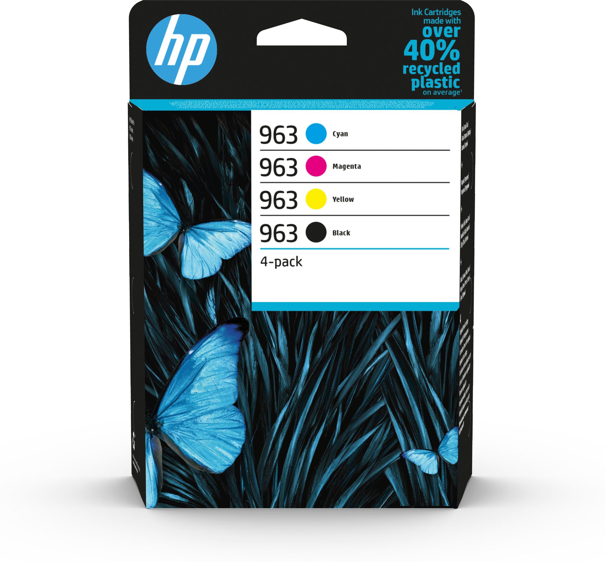 HP 963 CMYK Original Ink Cartridge 4-Pack