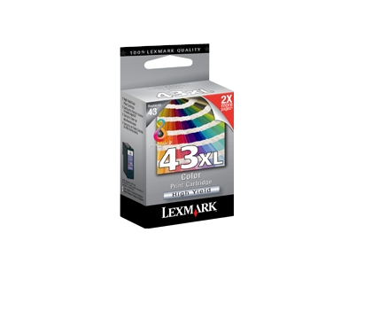 LEXMARK 43XL inktcartridge drie kleuren high capacity 500 pagina s 1-pack