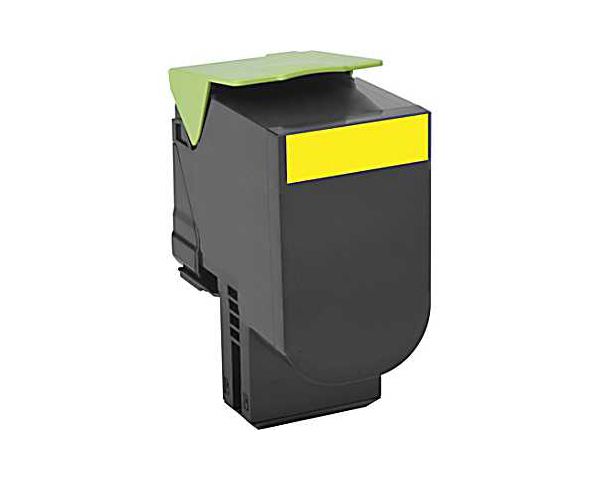 80C0S40 - LEXMARK Toner Cartridge Yellow 2.000vel 1st