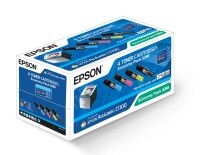 EPSON Toner Cartridge Black Cyaan Magenta Yellow Multi Pack