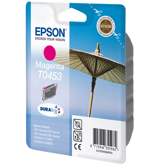 EPSON Inkt Cartridge T0453 Magenta 8ml 1st