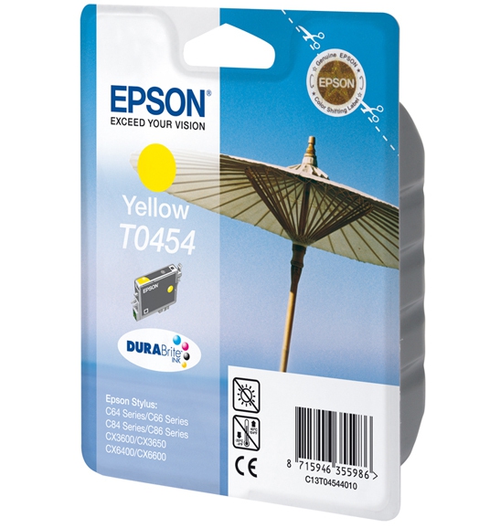 EPSON Inkt Cartridge T0454 Yellow 8ml 1st