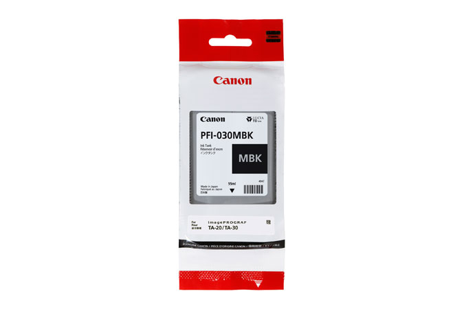 Canon PFI-030 mat zwart