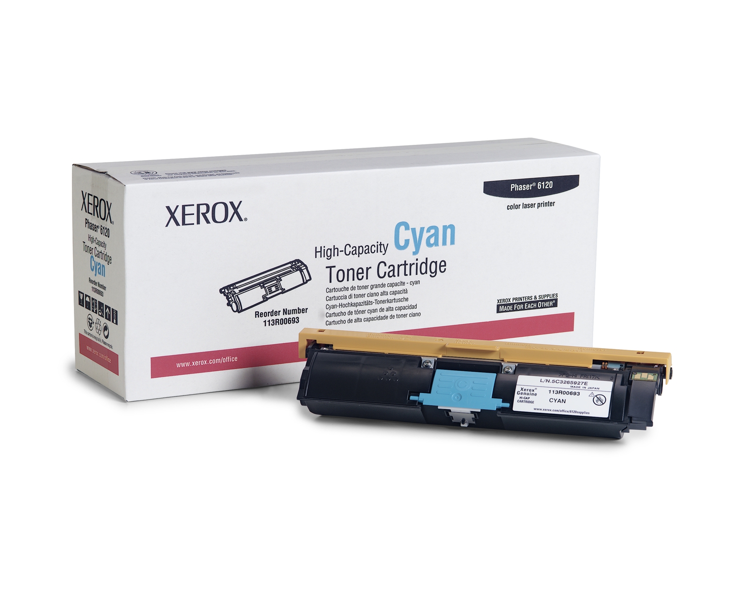 Xerox Toner Cartridge Cyaan 4.500vel 1 Pack