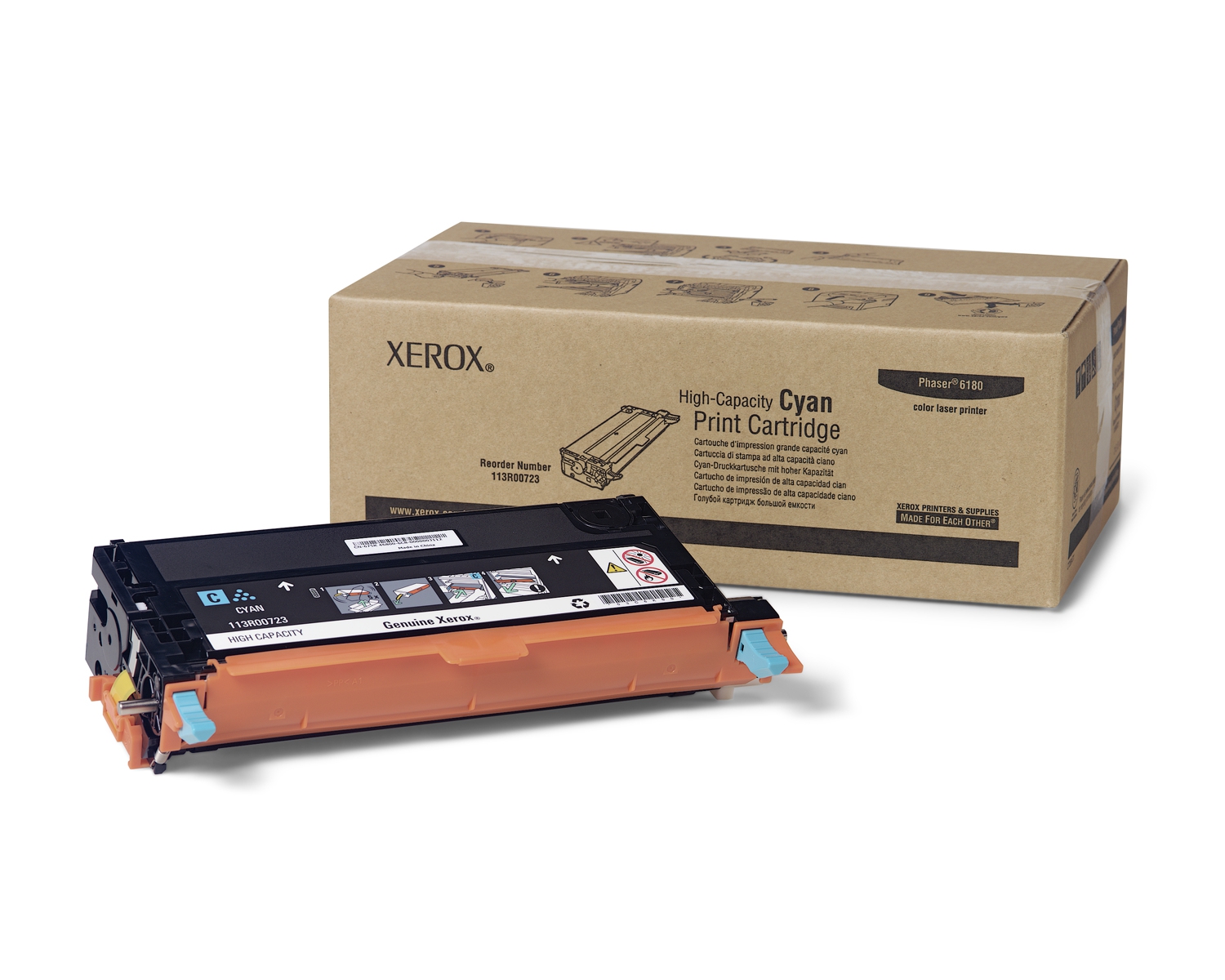 Xerox Toner Cartridge Cyaan 6.000vel 1 Pack