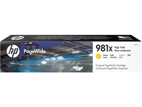 Hp 981x high yield geel pagewide cartridge