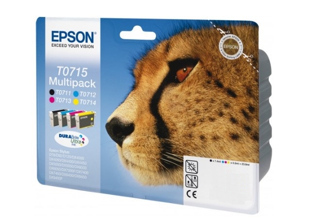 Epson durabrite ultra inktcartridge zwart en drie kleuren 1-pack rf-am blister