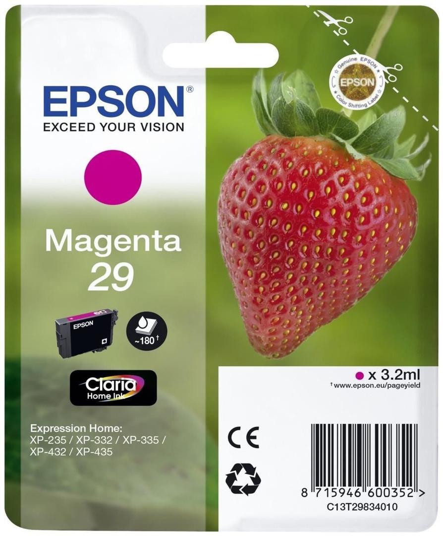Epson cartridge fraise ink claria home magenta