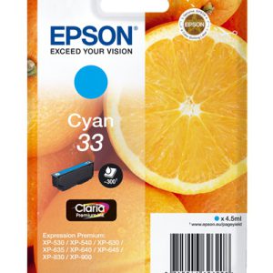 Epson cartouche oranges ink claria premium cyan