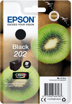 Epson 202 black ink cartridge sec