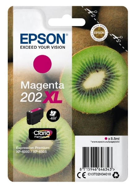 Epson singlepack magenta 202xl kiwi clara premium ink