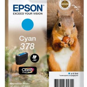 Epson singlepack cyan 378 eichhörnchen clara photo hd ink