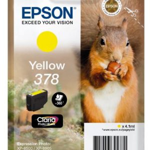 Epson singlepack yellow 378 eichhörnchen clara photo hd ink