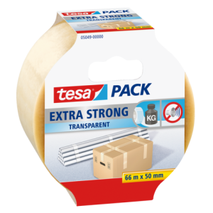 05049-00000-01 - TESA Verpakkingstape Extra Strong PVC 50mmx66m Transparant 1st
