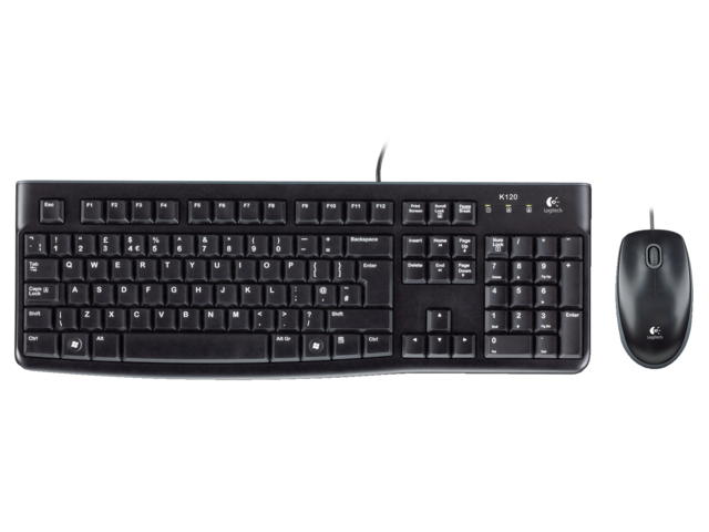 920-002562 - Logic Keyboard & Muis MK120 Zwart 1st