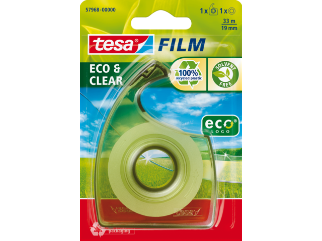 Tesa Plakband Easy Cut Eco 19mmx33m Transparant 1st