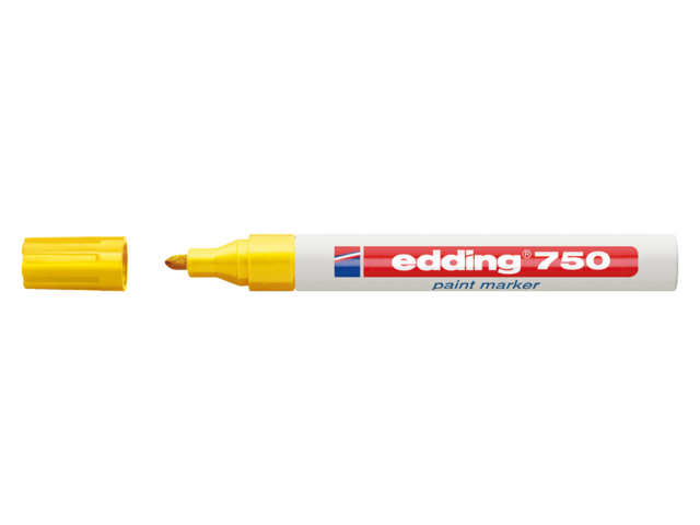 EDDING Lakmarker 750 2-4mm Geel 1st