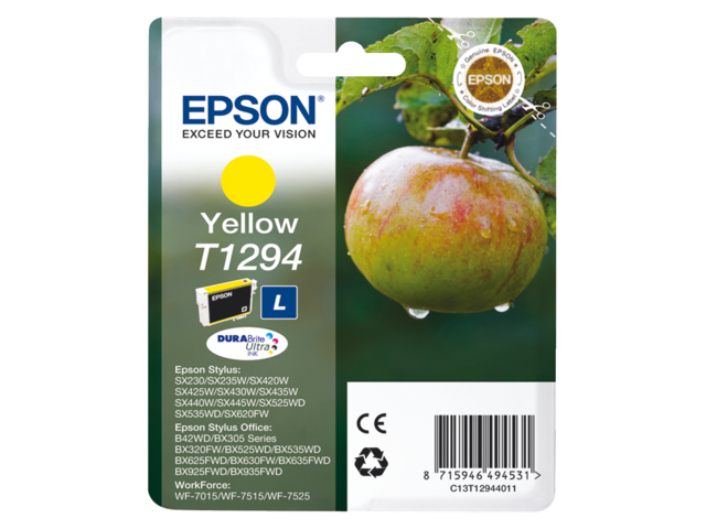 C13T12944012 - EPSON T1294 Yellow 7ml