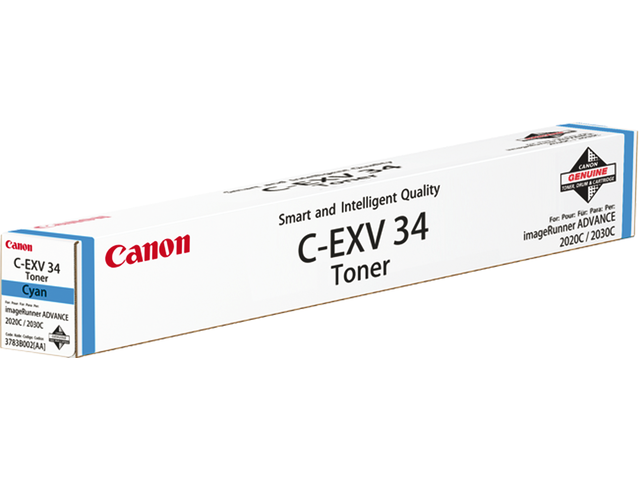 3783B002 - CANON Toner Cartridge C-EXV34 Cyaan 19.000vel