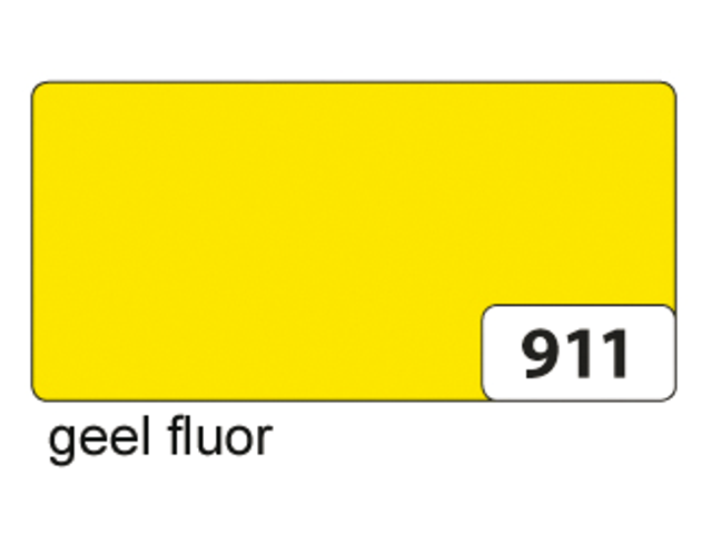 65911E - FOL Etalagekarton 50x70cm 400g/m² Fluor Geel Nr:911 1vel