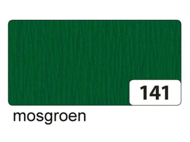822141 - FOL Crepepapier 250x50cm Groen Nr.141 1st
