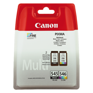 8287B005 - CANON Inkt Cartridge PG545/CL546 Black & Cyaan & Magenta & Yellow 180vel 2st