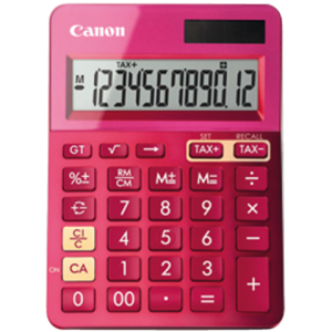 Canon Calculator LS-123K 12-Cijfers Roze