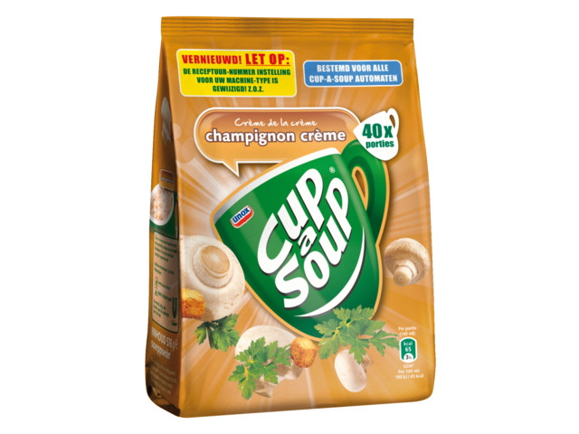 29438001 - Unox Cup A Soup voor Mini Dispenser Champignons 40-Porties 1st