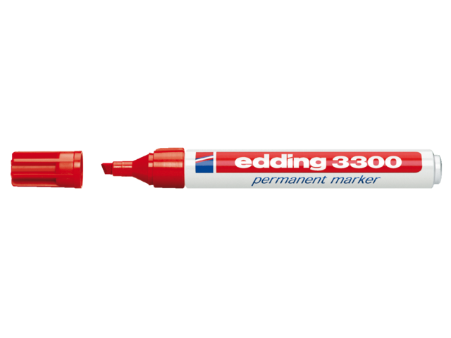 EDDING Marker Permanent 3300 1-5mm Rood 1st