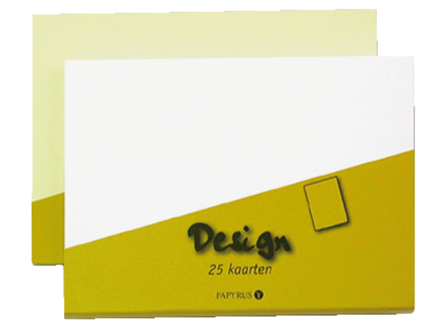 Papermate Dubbele Kaart Design 105x148mm Ivoor 15st