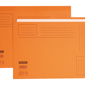 15061594 - Quantore Vouwmap Ongelijke Zijde 230gr Oranje Folio