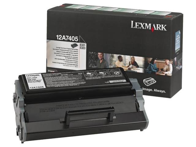 12A7405 - LEXMARK Toner Cartridge Black 6.000vel 1st