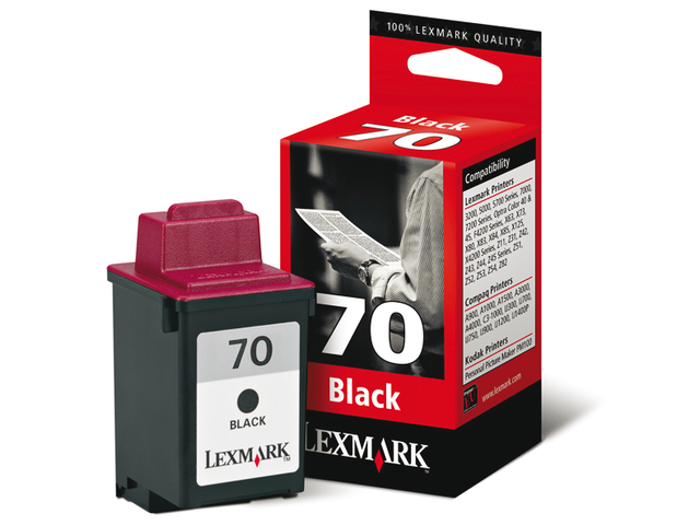 12AX970E - LEXMARK 70 Black 22ml