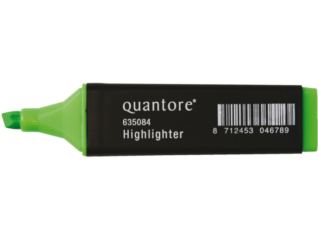Quantore Marker Highlighter 2-5mm Fluor Groen 1st