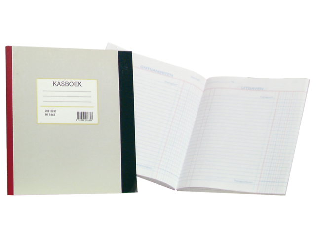 Office Kasboek 1-Kolom 165x210mm 80vel