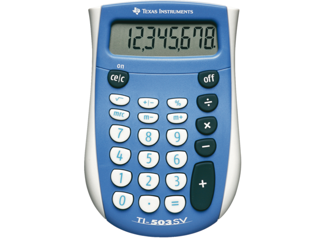 TI503SV - Texas Calculator TI503 8-Cijfers