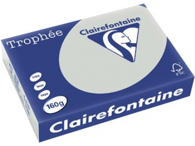 1009 - Clairfontaine Kopieerpapier A4 160g/m² Grijs 250vel
