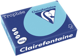 1042 - Clairfontaine Kopieerpapier A4 160g/m² Blauw 250vel