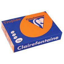 1761 - Clairfontaine Kopieerpapier A4 80g/m² Oranje 500vel