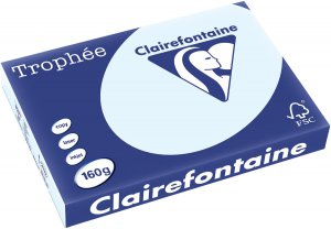 2637 - Clairfontaine Kopieerpapier A3 160g/m² Blauw 250vel