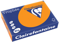 2978 - Clairfontaine Kopieerpapier A4 80g/m² Oranje 500vel