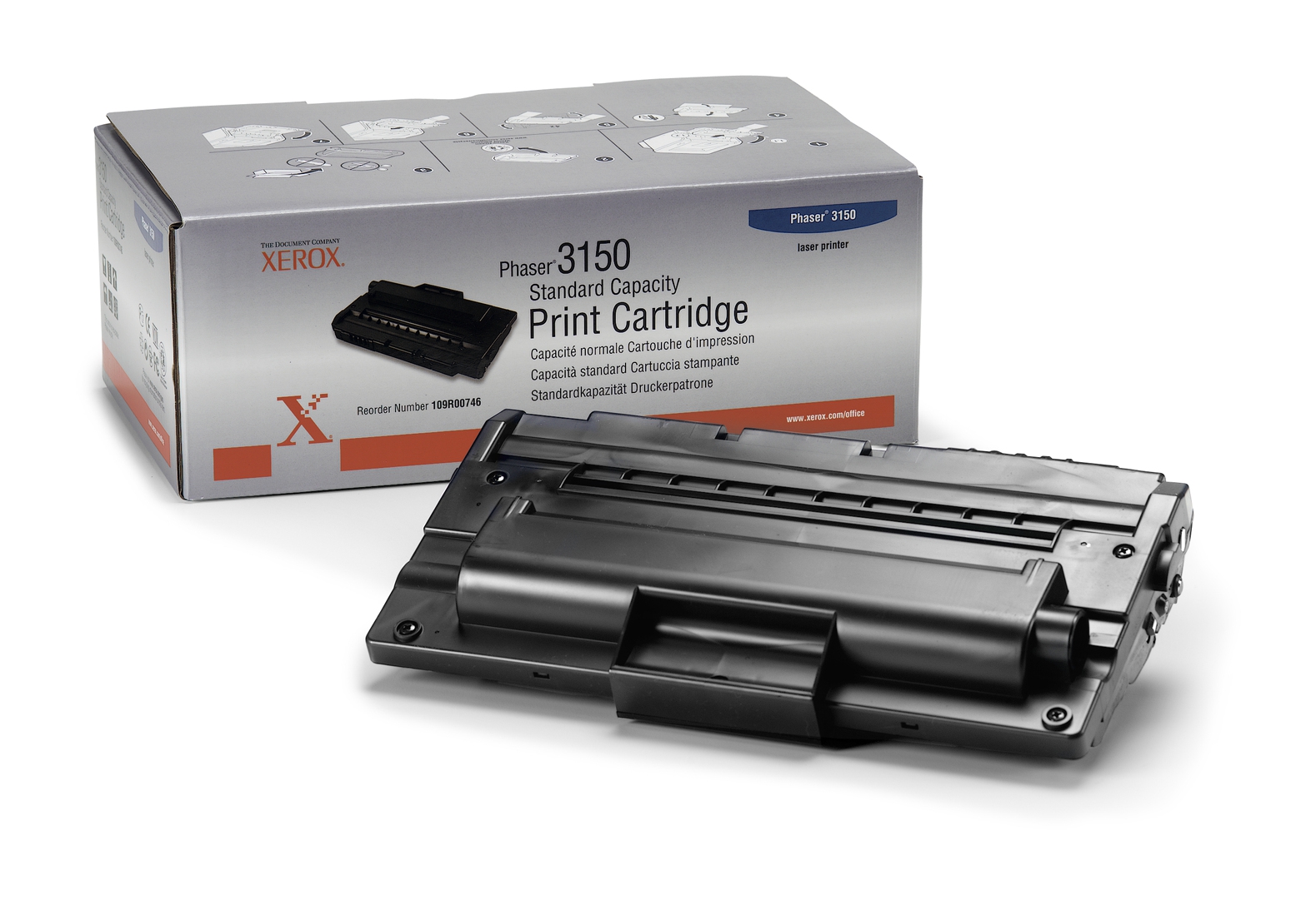 047055 - Xerox Toner Cartridge Black 3.500vel 1st