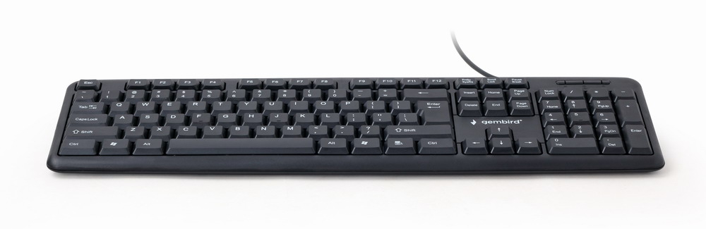 KB-U-103-RU - Gembird Keyboard Standaard KB-U-103-RU Zwart 1st