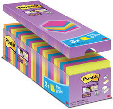 654-SS-VP24COL - 3M Post-It Super Sticky Notes 4 Kleuren 1pak